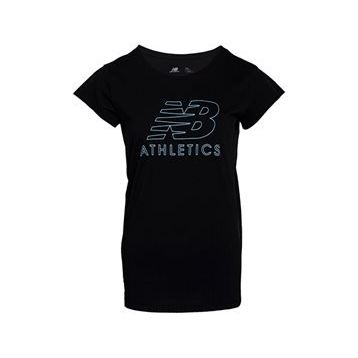 New Balance WPS003-BK Nb Athletics Womens Tee Kadın T-Shirt