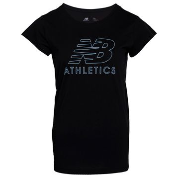 New Balance WPS003-BK Nb Athletics Womens Tee Kadın T-Shirt