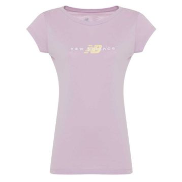 New Balance WTT2033-PBR Mor Kadın T-shirt