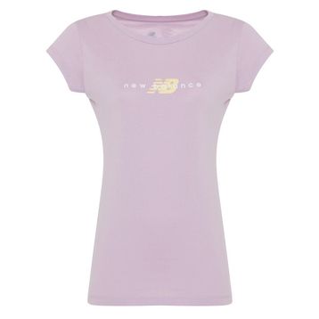 New Balance WTT2033-PBR Mor Kadın T-shirt