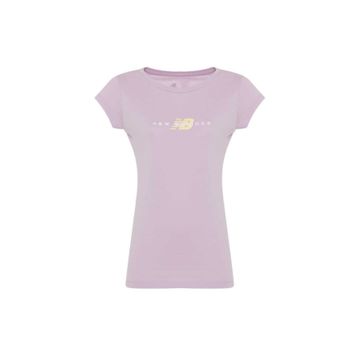 New Balance WTT2033-PBR Mor Kadın T-shirt