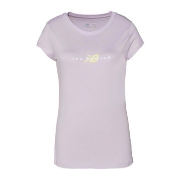 New Balance WTT2033-PBR Mor Kadın T-shirt