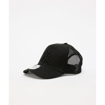 New Era 11579474-001 Siyah New York Yankees Clean A-Frame Trucker 9Forty Unisex Şapka