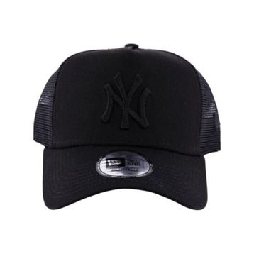 New Era 11579474-001 Siyah New York Yankees Clean A-Frame Trucker 9Forty Unisex Şapka