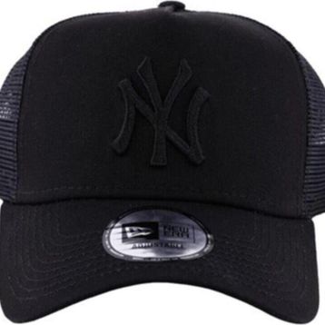 New Era 11579474-001 Siyah New York Yankees Clean A-Frame Trucker 9Forty Unisex Şapka