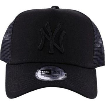 New Era 11579474-001 Siyah New York Yankees Clean A-Frame Trucker 9Forty Unisex Şapka