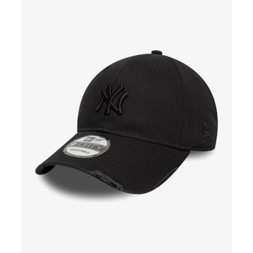New Era 60771831-001 New York Yankees Washed Distress 9Forty Siyah Unisex Şapka