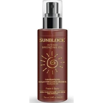 New Essentials Sunblock 100 ml Yoğun Bronzlaştırıcı Yağ
