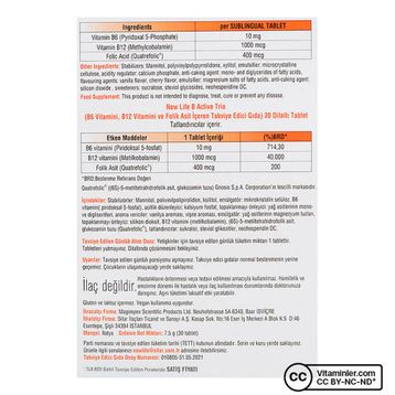 New Life B Active Trio 30 Tablet