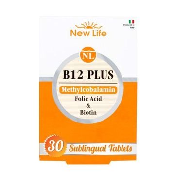 New Life B12 Plus Methylcobalamin 30 Dilaltı Tablet