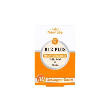 New Life B12 Plus Methylcobalamin 30 Dilaltı Tablet