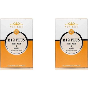 New Life B12 Plus Methylcobalamin 60 Dilaltı Tablet