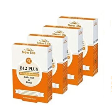 New Life B12 Plus Methylcobalamin 60 Dilaltı Tablet