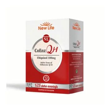 New Life CoEnz QH Ubiquinol 100 mg 60 Kapsül