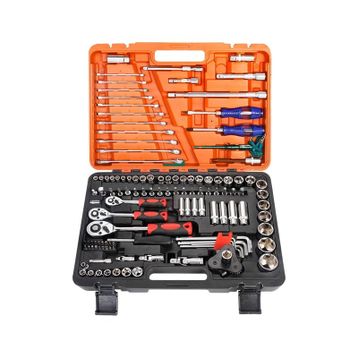 New Star 121 Parça 1/2-3/8-1/4 Profesyonel Lokma Takımı Seti