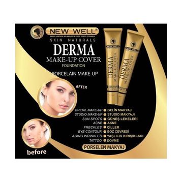 New Well Copper Derma Make-up Cover Foundation