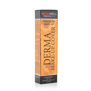 New Well Derma Make Up Cover 02 Bronze Yoğun Kapatıcı Porselen Fondöten