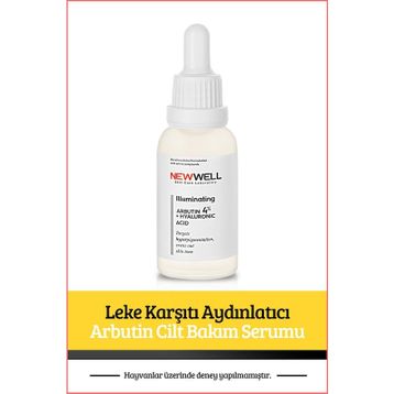 New Well Leke Karşıtı Aydınlatıcı Arbutin 30 ml Cilt Bakım Serumu