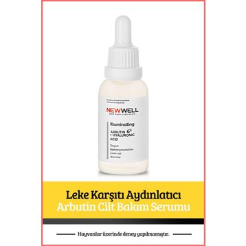 New Well Leke Karşıtı Aydınlatıcı Arbutin 30 ml Cilt Bakım Serumu
