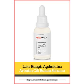 New Well Leke Karşıtı Aydınlatıcı Arbutin 30 ml Cilt Bakım Serumu