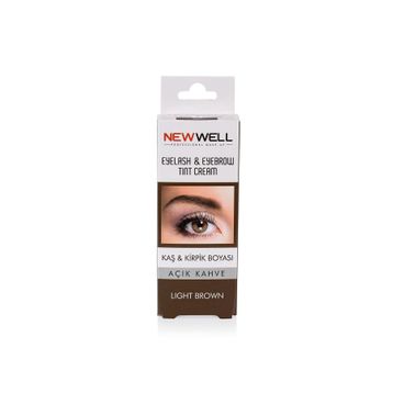 New Well Light Brown Kaş Kirpik Boyası