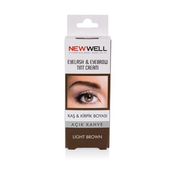 New Well Light Brown Kaş Kirpik Boyası