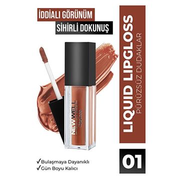 New Well Matte 01 Likit Dudak Parlatıcısı