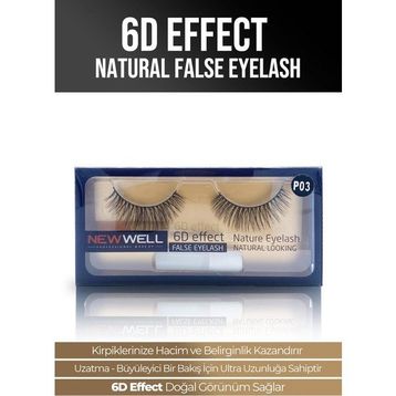 New Well P03 6D Effect Natural False Eyelash