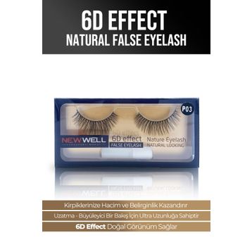 New Well P03 6D Effect Natural False Eyelash