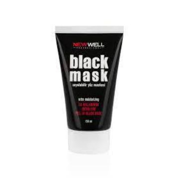 New Well Soyulabilir Siyah 150 ml Maske