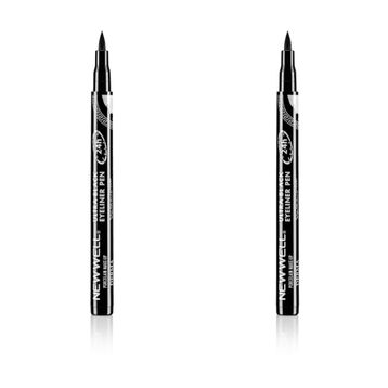 New Well Ultra Black 2 Adet Eyeliner Pen
