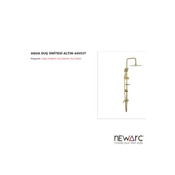 Newarc 440537 Altın Aqua Duş Ünitesi