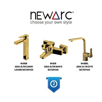 Newarc 941008 Aqua Altın Batarya Set