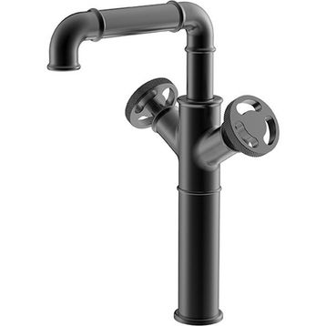 NEWARC NEWA000563 Newarc Victory Çanak Tipi Lavabo Bataryası Siyah 105001