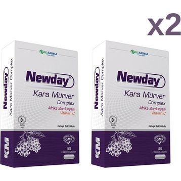 Newday Kara Mürver Complex 2x30 Kapsül