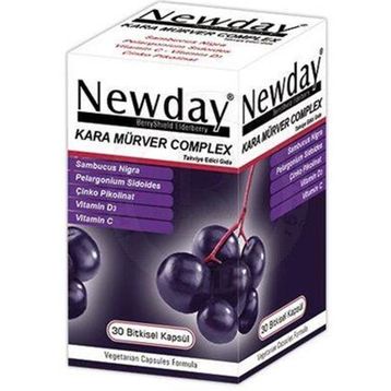 Newday Kara Mürver Complex 30 Kapsül
