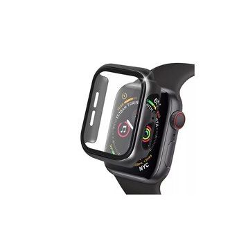 Newface Apple Watch 38 mm Siyah Camlı Kasa Ekran Koruyucu