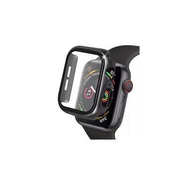 Newface Apple Watch 38 mm Siyah Camlı Kasa Ekran Koruyucu