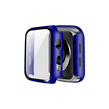 Newface Apple Watch 45 mm Lacivert Camlı Kasa Ekran Koruyucu