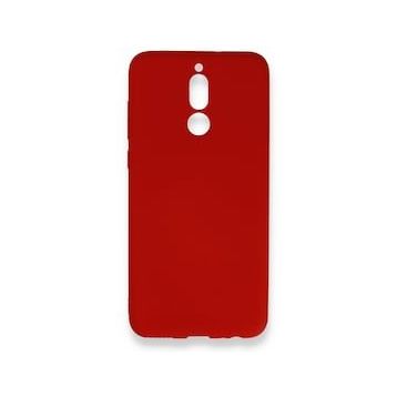 Newface Huawei Mate 10 Lite Nano İçi Kadife Silikon Kırmızı Cep Telefonu Kılıfı