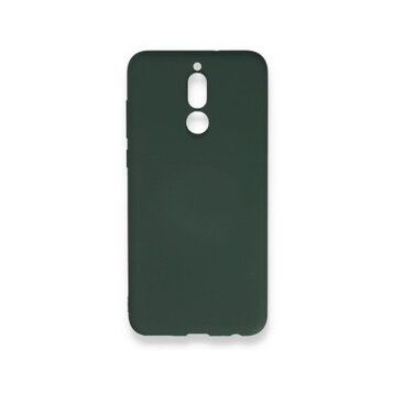 Newface Huawei Mate 10 Lite Nano İçi Kadife Silikon Koyu Yeşil Cep Telefonu Kılıfı