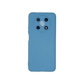 Newface Huawei Nova Y90 Nano İçi Kadife Silikon Mavi Cep Telefonu Kılıfı