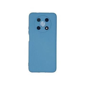 Newface Huawei Nova Y90 Nano İçi Kadife Silikon Mavi Cep Telefonu Kılıfı