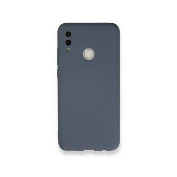 Newface Huawei P Smart 2019 Nano İçi Kadife Silikon Gri Cep Telefonu Kılıfı