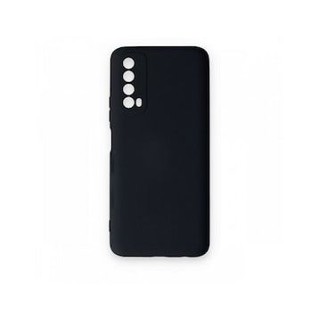 Newface Huawei P Smart 2021 Nano İçi Kadife Silikon Lacivert Cep Telefonu Kılıfı