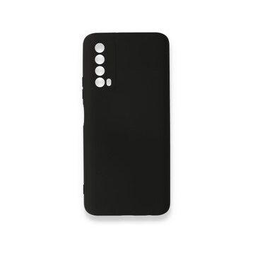 Newface Huawei P Smart 2021 Nano İçi Kadife Silikon Siyah Cep Telefonu Kılıfı