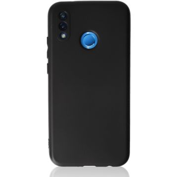 Newface Huawei P20 Lite First Silikon Siyah Cep Telefonu Kılıfı
