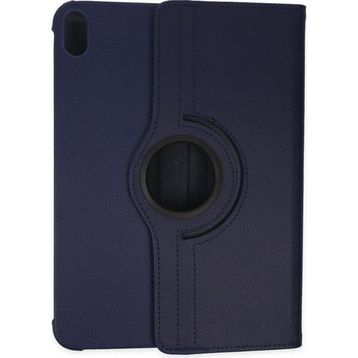 Newface iPad 2022 10.9 10.Nesil 360 Deri Lacivert Tablet Kılıfı