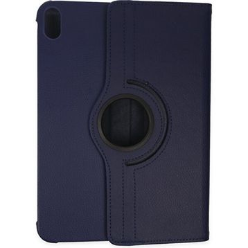 Newface iPad 2022 10.9 10.Nesil 360 Deri Lacivert Tablet Kılıfı