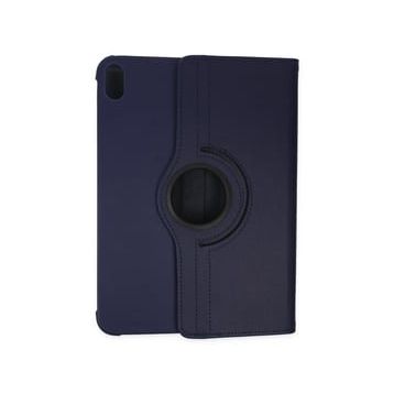 Newface iPad 2022 10.9 10.Nesil 360 Deri Lacivert Tablet Kılıfı